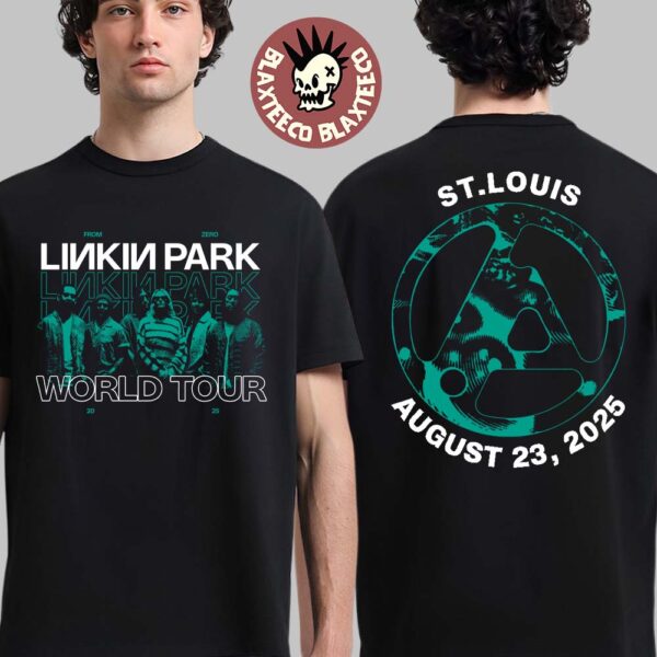 Linkin Park St.Louis From Zero World Tour 2025 Event Merch Tee At Enterprise Center On August 23 2025 T-Shirt
