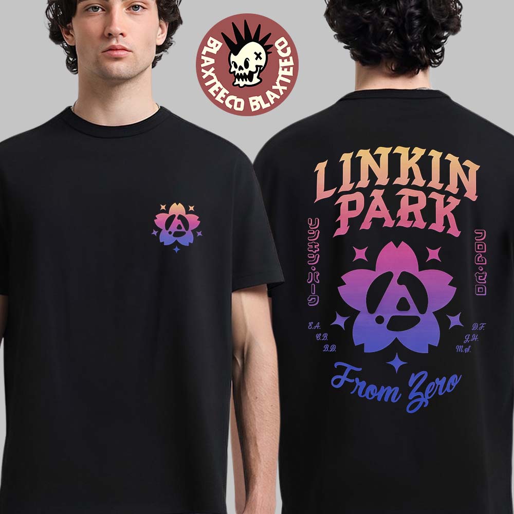 Linkin Park x Peace And After Japan Hologram Sakura T-Shirt