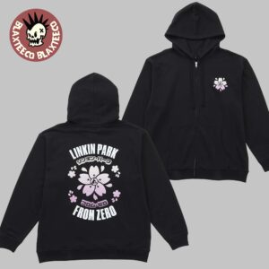 Linkin Park x Peace And After Japan Sakura Zip Up Hoodie