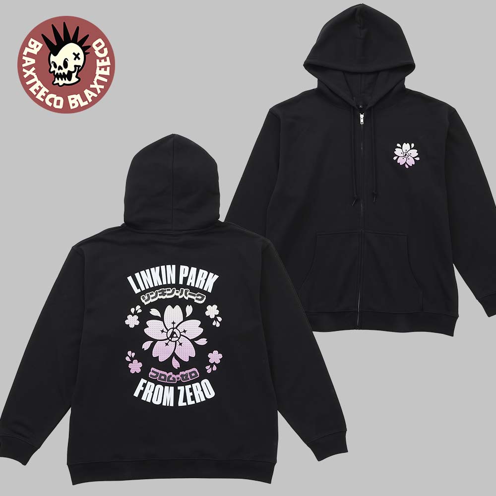 Linkin Park x Peace And After Japan Sakura Zip Up Hoodie