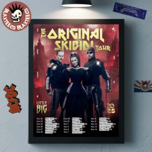 Little Big Band The Original Skibidi Tour 2025 North America Cities Dates Home Decor Poster Canvas