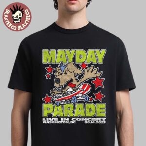Mayday Parade Live In Concert Washington DC Warped Tour On June 14 2025 T-Shirt