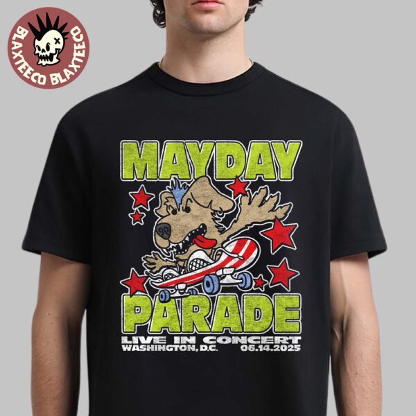 Mayday Parade Live In Concert Washington DC Warped Tour On June 14 2025 T-Shirt