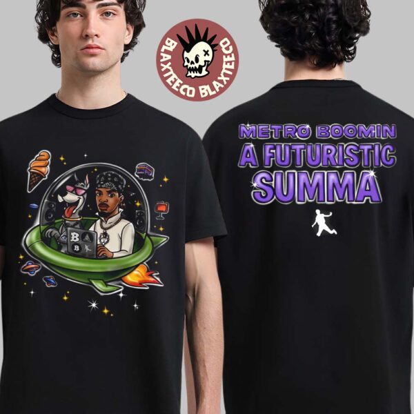 Metro Boomin A Futuristic Summa 2025 Airbrush Two Sided T-Shirt