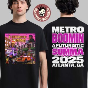 Metro Boomin A Futuristic Summa 2025 Atlanta Georgia Cover Two Sided T-Shirt