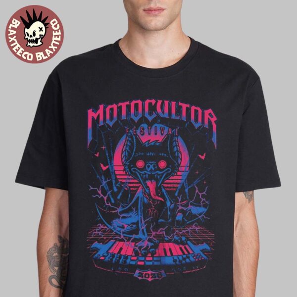 Motocultor Festival 2025 Merchandise The Bat DJ In Carhaix-Plouguer France On 14 15 16 17 August 2025 T-Shirt
