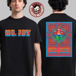 Mt Joy Bend Oregon 2025 Concert Poster At Hayden Homes Amphitheater On August 22 2025 Two Sided T-Shirt