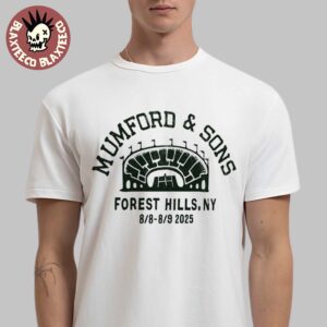 Mumford And Sons Forest Hills New York Event Tee On August 8 And 9 2025 Unisex T-Shirt