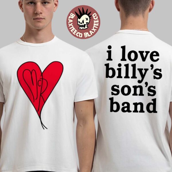 My Chemical Romance Chicago Merch Tee On August 29 2025 I Love Billy’s Son’s Band Two Sided T-Shirt