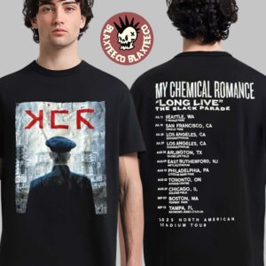 My Chemical Romance Long Live The Black Parade 2025 North American Stadium Tour Merch T-Shirt