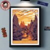 My Morning Jacket Morrison Colorado Night 2 Venue Poster At Red Rocks Amphitheatre On August 16 2025 Home Decor Poster Canvas