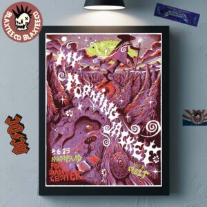 My Morning Jacket Nampa Idaho 2025 Event Poster At Ford Idaho Center On August 6 2025 Home Decor Poster Canvas