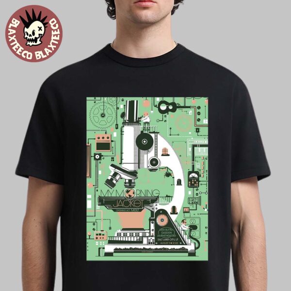 My Morning Jacket Salt Lake City Utah 2025 Gig Poster At Red Butte Garden Amphitheatre On August 11 2025 T-Shirt