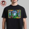 Primus Sacramento California 2025 Night 1 And 2 Combined Venue Poster At Channel 24 On August 7 And 8 2025 Onward And Upward Tour Space Monkey T-Shirt