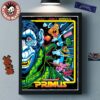 Primus Sacramento California 2025 Night 1 Venue Poster At Channel 24 On August 7 2025 Onward And Upward Tour Home Decor Poster Canvas
