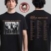 Sleeping With Sirens 2025 North American Tour Merch Blurred Logo T-Shirt