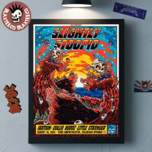 Slightly Stoopid Colorado Springs Colorado 2025 Event Poster At Ford Amphitheater On August 10 2025 Home Decor Poster Canvas