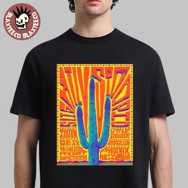 Slightly Stoopid Phoenix Arizona 2025 Event Poster At Talking Stick Resort Amphitheatre On August 14 2025 The Final Week Of Summer Tour T-Shirt