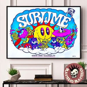 Sublime Canandaigua New York 2025 Event Poster At CMAC On August 22 2025 Home Decor Poster Canvas