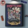 System Of A Down Chicago IL 2025 Gig Poster At Soldier Field On August 31 And September 1 2025 Astronaut Crying With Money Art Home Decor Poster Canvas
