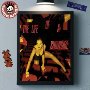 Taylor Swift The Life Of A Showgirl It’s Frightening Limited Release Deluxe CD Cover Photo Art Home Decor Poster Canvas