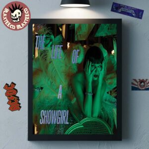 Taylor Swift The Life Of A Showgirl It’s Rapturous Limited Release Deluxe CD Cover Photo Art Home Decor Poster Canvas