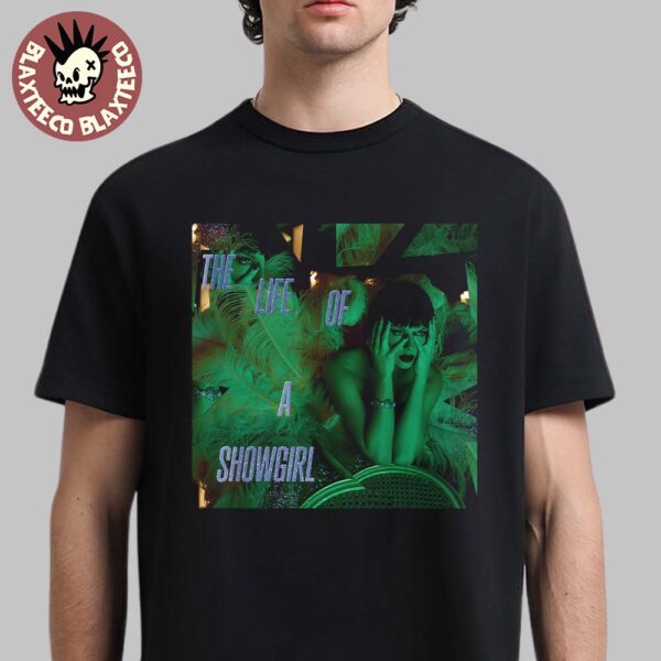Taylor Swift The Life Of A Showgirl It’s Rapturous Limited Release Deluxe CD Cover Photo Art T-Shirt