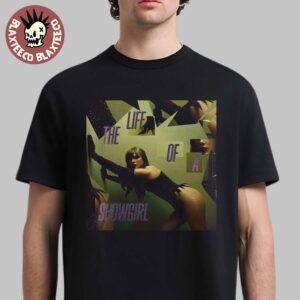 Taylor Swift The Life Of A Showgirl The Shiny Bug Collection Violet Shimmer Marbled Album Cover T-Shirt