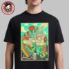 King Gizzard And The Lizard Wizard Colorado Springs Colorado 2025 Gig Poster At Ford Amphitheater On August 8 2025 T-Shirt