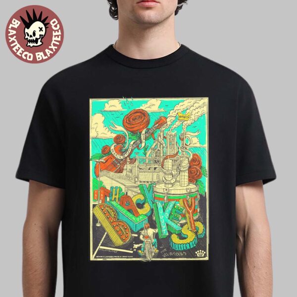 The Black Keys Bethlehem Pennsylvania 2025 Gig Poster At Musikfest Wind Creek Steel Stage On August 10 2025 Classic T-Shirt