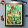 King Gizzard And The Lizard Wizard Colorado Springs Colorado 2025 Gig Poster At Ford Amphitheater On August 8 2025 Home Decor Poster Canvas