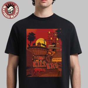 The Killers Headline Poster For Osheaga 2025 In Montreal Quebec On August 1 2025 T-Shirt
