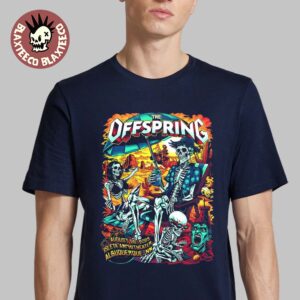 The Offspring Albuquerque New Mexico 2025 Concert Poster At Isleta Amphitheater On August 26 2025 T-Shirt