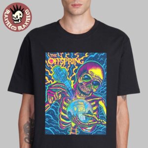 The Offspring Concert Poster For Cuyahoga Falls Ohio At Blossom Music Center On August 13 2025 T-Shirt