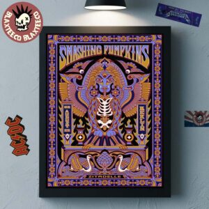 The Smashing Pumpkins Berlin Germany 2025 Concert Poster At Zitadelle On August 6 2025 Home Decor Poster Canvas