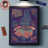 The Offspring Minneapolis Minnesota 2025 Event Poster At Target Center On August 15 2025 Skating Skeleton Home Decor Poster Canvas