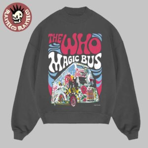 The Who The Song Is Over North American Farewell Tour 2025 Merch Magic Bus Crewneck Sweater