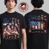 Wilco Ogden Utah 2025 Show Poster At Ogden Amphitheater On August 20 2025 The T-Rex Bones Art T-Shirt