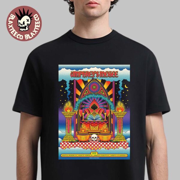 Umphrey’s McGee Cruising Altitude Tour 2025 In Richmond And Norfolk Virginia Charlotte North Carolina And St Augustine Florida From August 28 To 31 2025 Unisex T-Shirt
