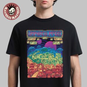 Umphrey’s McGee Midwest 2025 Poster For Shows In Iowa Wisconsin And Michigan From August 21 To 24 2025 Unisex T-Shirt