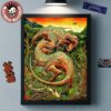 Widespread Panic Boston Massachusetts Mini Poster At MGM Music Hall At Fenway Park On August 21 22 And 23 2025 Art By J.T. Lucchesi Poster Canvas