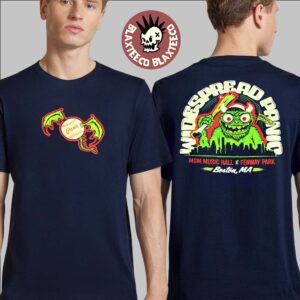 Widespread Panic Boston Massachusetts Event Tee At MGM Music Hall At Fenway Park On August 21 22 And 23 2025 Baseball Theme Two Sided T-Shirt