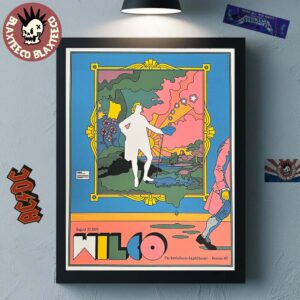 Wilco Bonner Montana 2025 Gig Poster For Show At KettleHouse Amphitheater On August 22 2025 Home Decor Poster Canvas