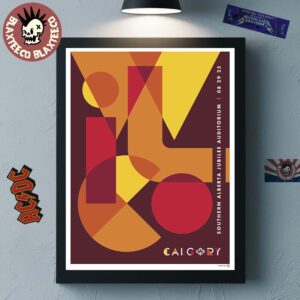 Wilco Calgary AB Canada 2025 Event Poster At Southern Alberta Jubilee Auditorium On August 29 2025 Home Decor Poster Canvas