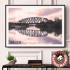 Wilco Cleveland Heights Ohio 2025 Gig Poster At Cain Park Evans Amphitheater On August 7 2025 Home Decor Poster Canvas