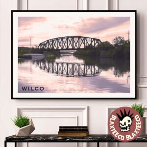 Wilco Pittsburgh PA 2025 Gig Poster At Heinz Hall On August 6 2025 Home Decor Poster Canvas
