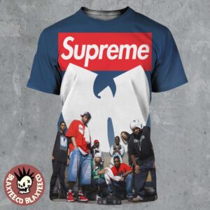 Wu Tang Clan x Supreme Photo Two NYC Icons Linking Up All Over Print Shirt