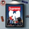 Wu Tang Clan x Supreme Photo Two NYC Icons Linking Up Poster Canvas For Home Decor
