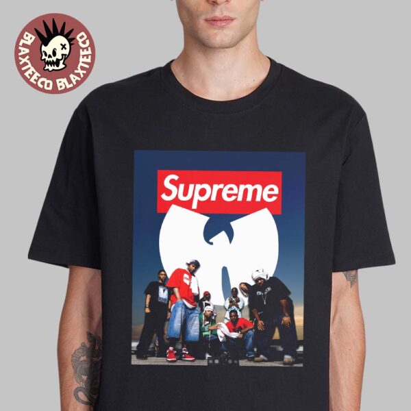 Wu Tang Clan x Supreme Photo Two NYC Icons Linking Up T-Shirt