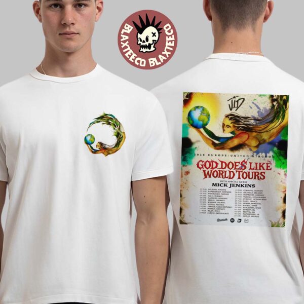 Young Nudy God Does Like Paradise Tour 2026 World Tour Europe And UK Schedule Dates Two Sided T-Shirt